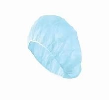 قبعات جراحية يمكن التخلص منها باللون الأزرق للرجال والنساء والممرضات والجراحين ورأس الجمجمة