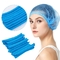 قبعات الشعر الجراحية المنتفخة الطبية قبعة ممرضة يمكن التخلص منها غير المنسوجة المرنة